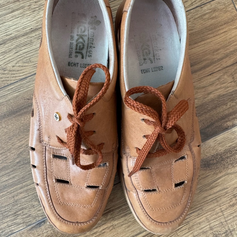 Reiker Brown Leather Shoes